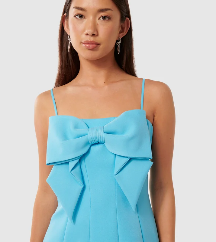 forever new  HAYLEY Bow Detail Strappy Party Mini Dress for Women | Best Price UAE